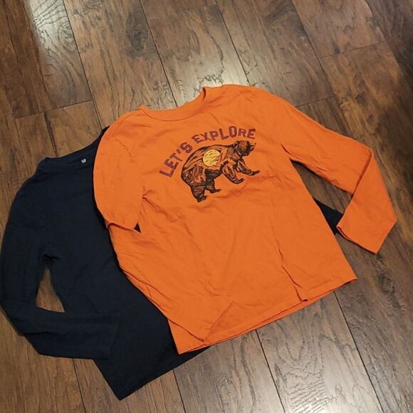 BUNDLE GAP Kids Boys Long Sleeve Tee's - Picture 1 of 6